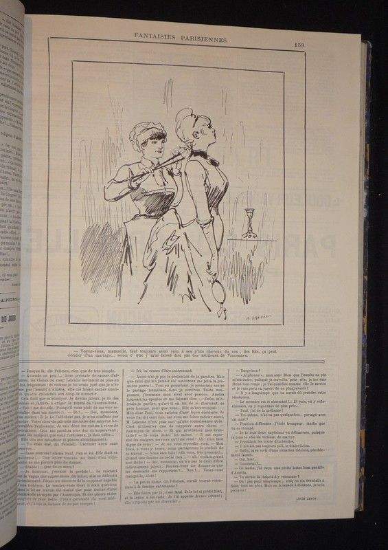 Le Charivari (année 1884 complète, 2 volumes)
