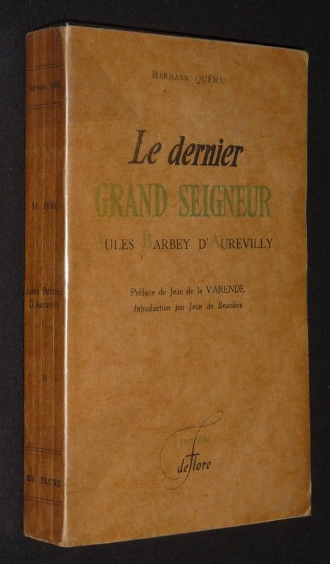 Le dernier grand seigneur, Jules Barbey d'Aurevilly