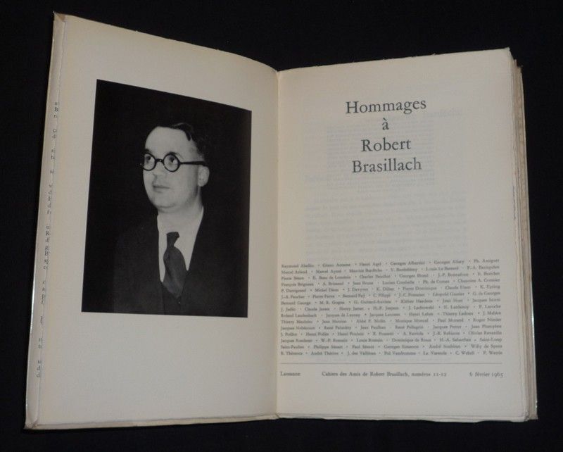 Hommages à Robert Brasillach, 6 février 1965