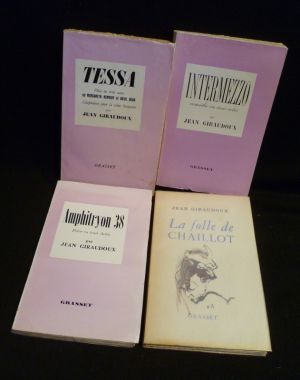 Jean Giraudoux (lot de 4 ouvrages)