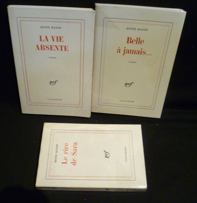 Renée Massip (lot de 3 ouvrages)