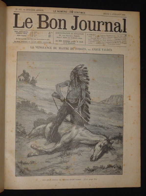 Le Bon Journal, du Tome XI (2e semestre 1890) au Tome XVII (2e semestre 1893) (7 volumes)