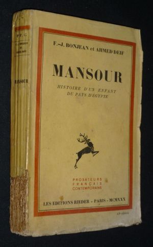 Mansour : histoire d'un enfant du pays d'Egypte