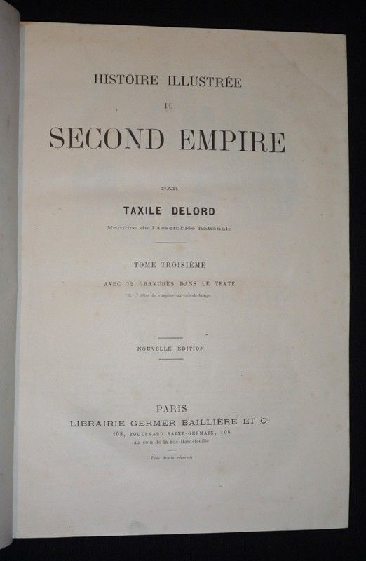Histoire illustrée du Second Empire, Tome 3