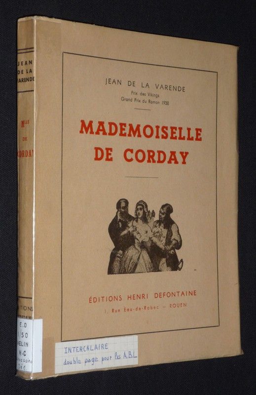 Mademoiselle de Corday