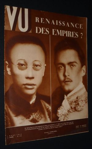 VU (7e année, n°312 - 7 mars 1934) : Renaissance des empires ?