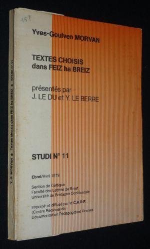 Textes choisis dans Feiz ha Breiz - Studi N°11, Ebrel/Avril 1979