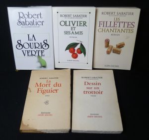 Robert Sabatier (lot de 5 ouvrages)