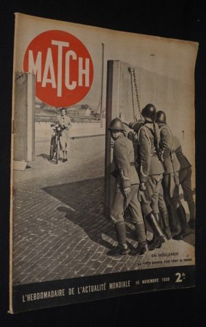 Match (16 novembre 1939) : En Hollande, la porte blindée d'un pont se referme