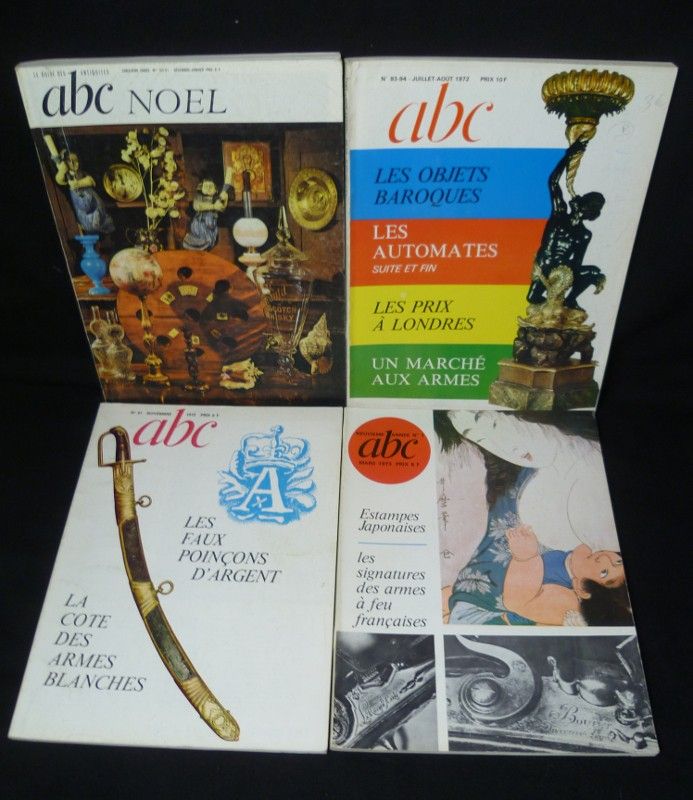 ABC Antiquités Beaux-Arts Curiosités (lot de 25 numéros)