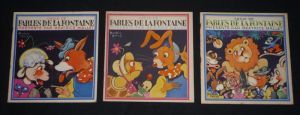 Choix de fables de La Fontaine, présenté par Béatrice Mallet (3 volumes)