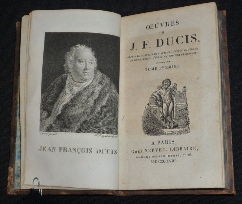 Oeuvres de J. F. Ducis (6 volumes)