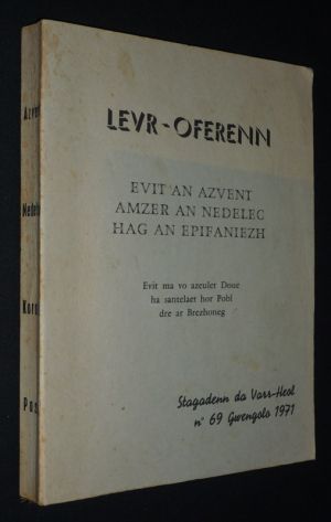 Levr-oferenn. Evit an azvent amzer an nedelec hag an epifaniezh - Stagadenn da Verr-Heol, n°69, Gwengolo 1971