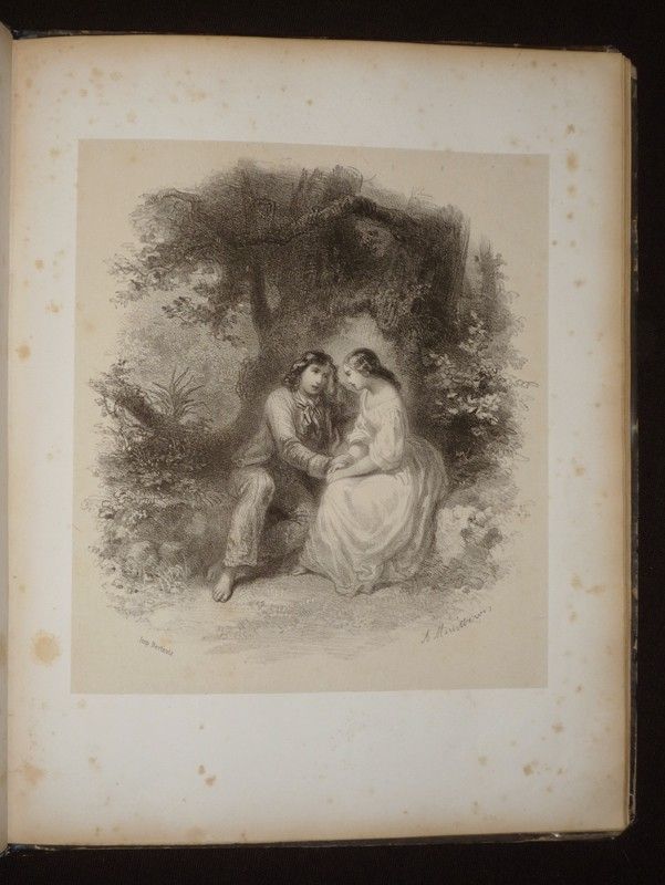 Paul et Virginie, album poésie d'Amédée Boudin, musique de A. Giacomelli