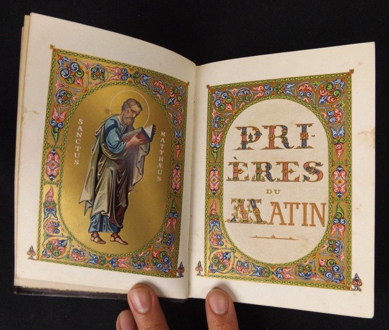 Saint Matthieu Evangéliste, livre de prières