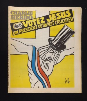 Charlie Hebdo (n°544 - mercredi 15 avril 1981): Votez Jésus, un président qu'on peut crucifier