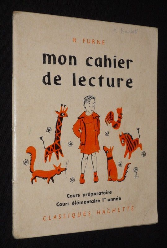 Mon cahier de lecture. Cours préparatoire, cours élémentaires 1re année