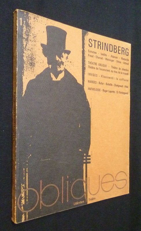 Obliques Littérature - Théâtre (n°1). Strindberg