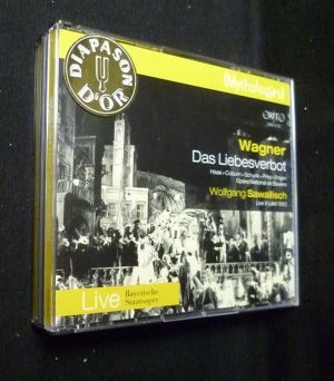 Richard Wagner. Das Liebesverbot, opéra comique en deux actes (coffret 3 CD)