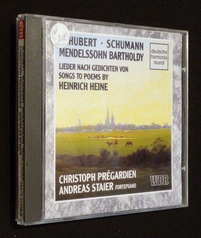 Schubert, Schumann, Mendelssohn Bartholdy : Lieder nach Gedichten von / Songs to Poems by Heinrich Heine (CD)