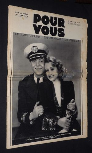 Pour Vous, le plus grand hebdomadaire du cinéma (n°426, 4 février 1937)