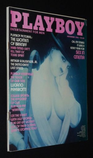 Playboy, Vol. 29, No. 11 - November 1982 : Sex in cinema - The Women of Braniff - Luciano Pavarotti