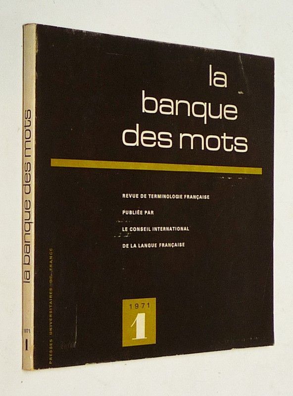 La Banque des mots (n°1, 1971)