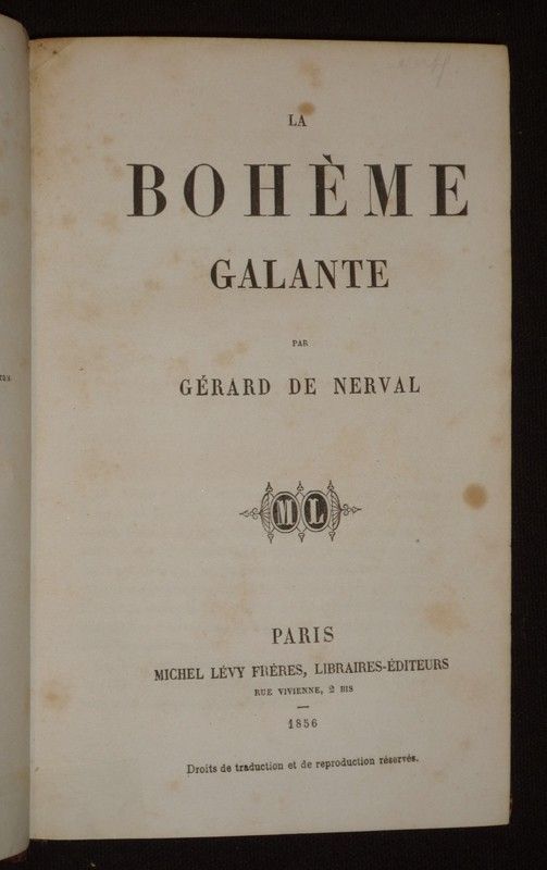 La Bohème galante