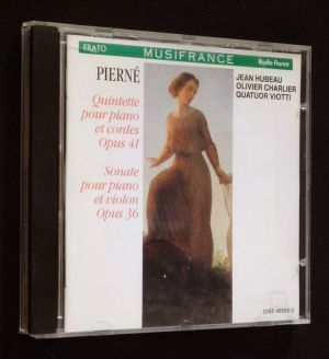 Pierné : Quintette pour piano et cordes, Opus 41 - Sonate pour piano et violon, Opus 36 (CD)