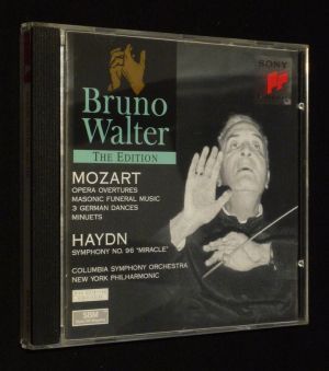 Bruno Walter Edition - Mozart : Opera overtures, Masonic Funeral Music, 3 German Dances, Minuets - Haydn : Symphony No. 96 'Miracle' (CD)