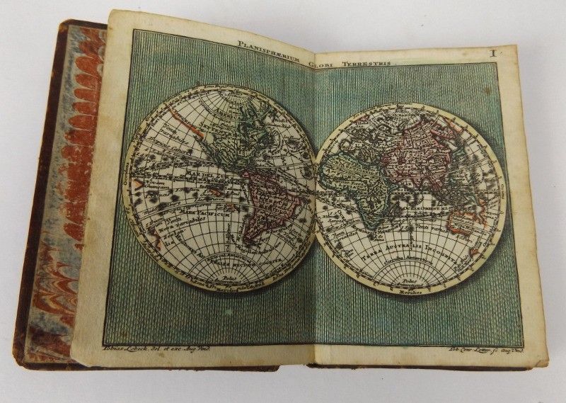 Atlas geographicus portabilis XXXIX mappis orbis habitabilis regna exhibens (atlas de poche de Conrad Lotter)