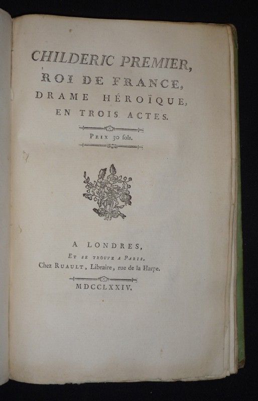 Oeuvres de Louis-Sébastien Mercier : Le Juge - Childéric, premier roi de France - Jean Hennuyer, évêque de Lisieux - Nathalie