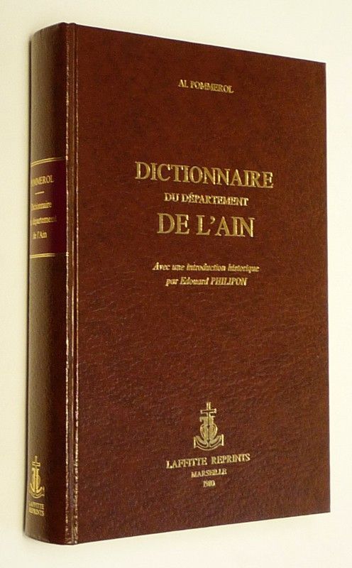 Dictionnaire du département de l'Ain