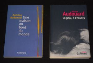 Lot de 2 ouvrages d'Antoine Audouard : Une maison au bord du monde - La Peau à l'envers