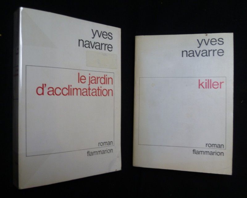 Killer. Le jardin d'acclimation (lot de 2 ouvrages de Yves Navarre)