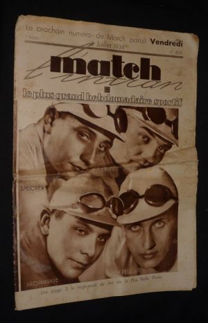 Match l'intran (n°408, 3 juillet 1934)