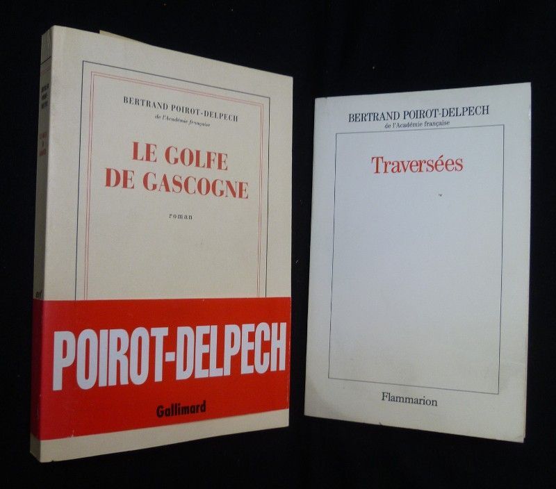 Traversées. Le Golfe de Gascogne. (lot de 2 ouvrages de B. Poirot-Delpech)