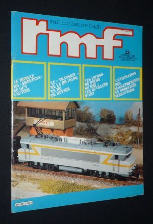 Rail Miniature Flash (n°251, octobre 1984) : Module HO Arduinna de Vautier - Transkit de la BB-16500 en HO de Keyser