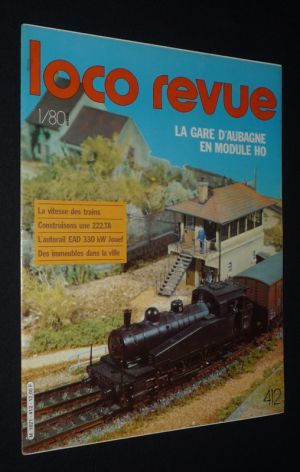 Loco Revue (n°412, janvier 1980) : La gare d'Aubagne en module HO