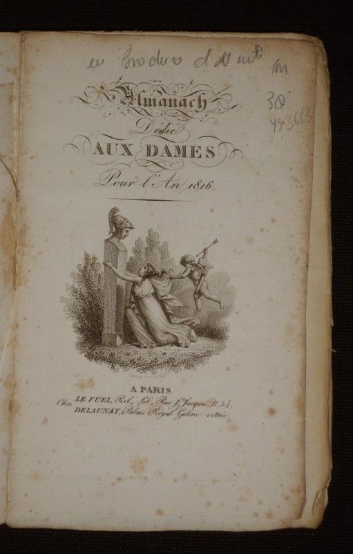Almanach dédié aux dames pour l'an 1816