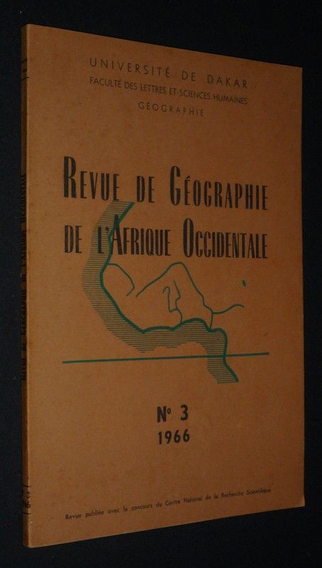 Revue de géographie de l'Afrique Occidentale (n°3, 1966)