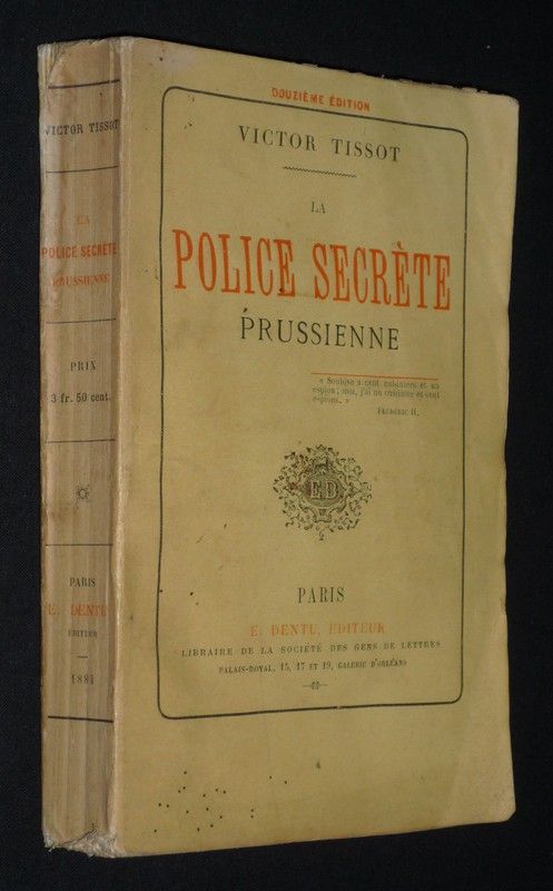 La Police secrète prussienne