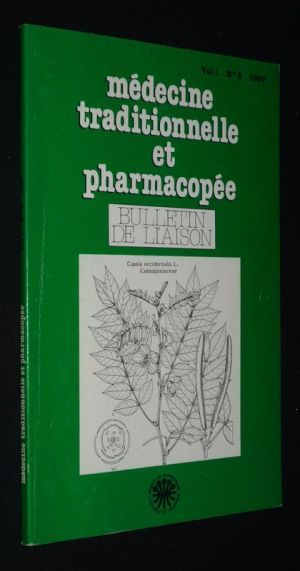 Médecine traditionnelle et pharmacopée (vol. 1, n°2, 1987)