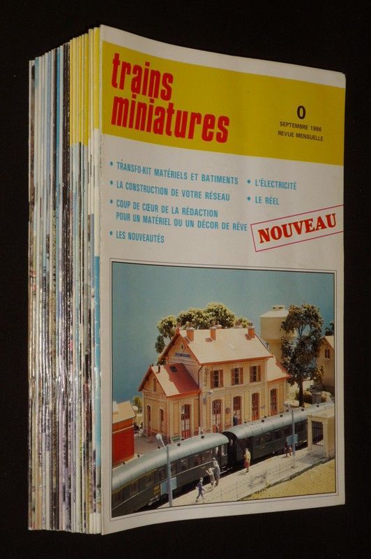 Trains miniatures (série complète, du n°0 au 25)