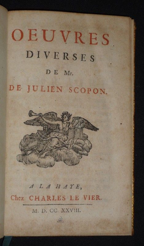 Oeuvres diverses de Mr. de Julien Scopon - Poésies sacrées de Mr. de Julien Scopon