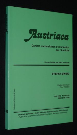 Austriaca (n°34, juin 1992) : Stefan Zweig