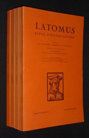 Latomus, Tome 57, Fascicules 1 à 4 (année 1998 complète)