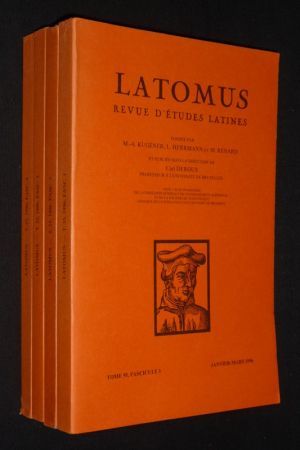 Latomus, Tome 55, Fascicules 1 à 4 (année 1996 complète)