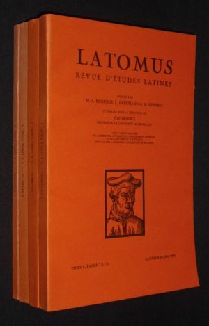 Latomus, Tome 50, Fascicules 1 à 4 (année 1991 complète)