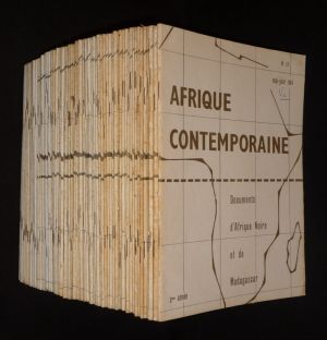Afrique contemporaine, documents d'Afrique Noire et de Madagascar (78 numéros)